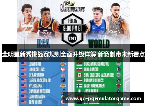 全明星新秀挑战赛规则全面升级详解 新赛制带来新看点