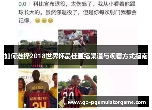 如何选择2018世界杯最佳直播渠道与观看方式指南