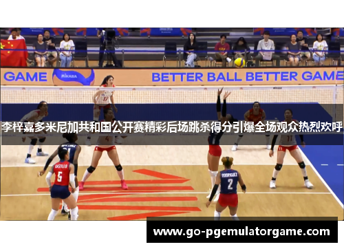 李梓嘉多米尼加共和国公开赛精彩后场跳杀得分引爆全场观众热烈欢呼 李梓嘉多米尼加共和国公开赛精彩后场跳杀得分引爆全场观众热烈欢呼